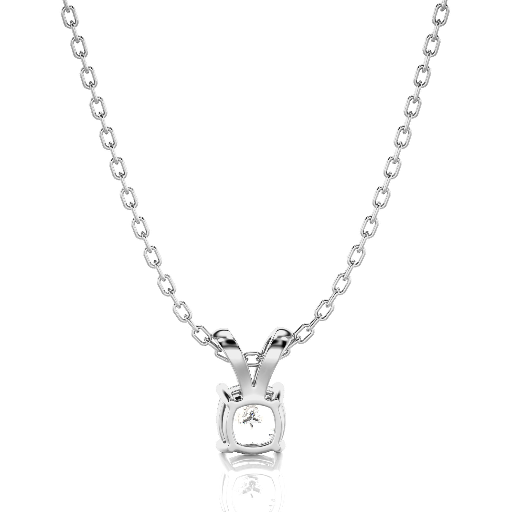Shimmering Serenade Solitaire Pendant