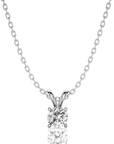 Shimmering Serenade Solitaire Pendant