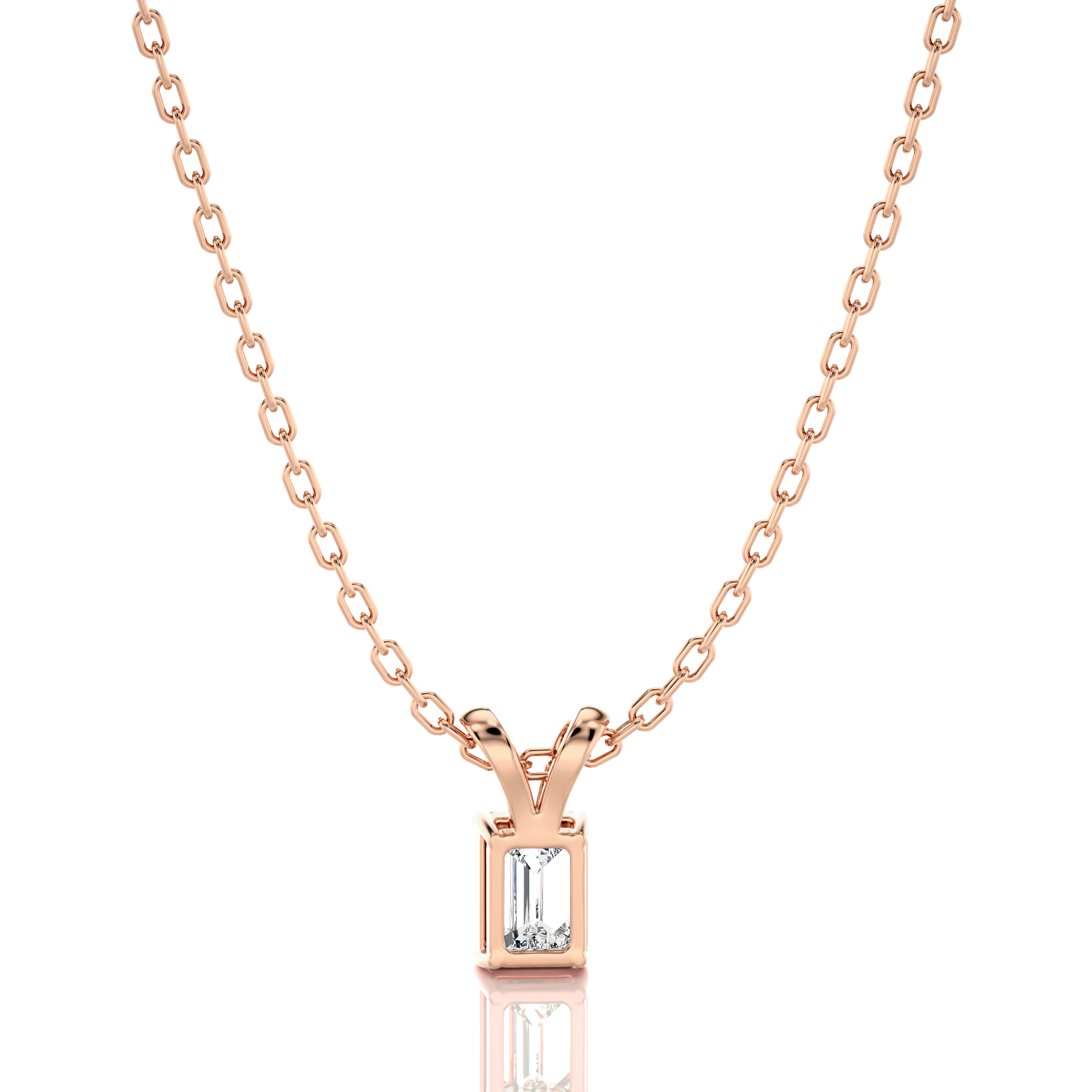 Shimmering Serenade Solitaire Pendant