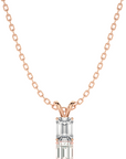 Shimmering Serenade Solitaire Pendant