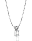Shimmering Serenade Solitaire Pendant