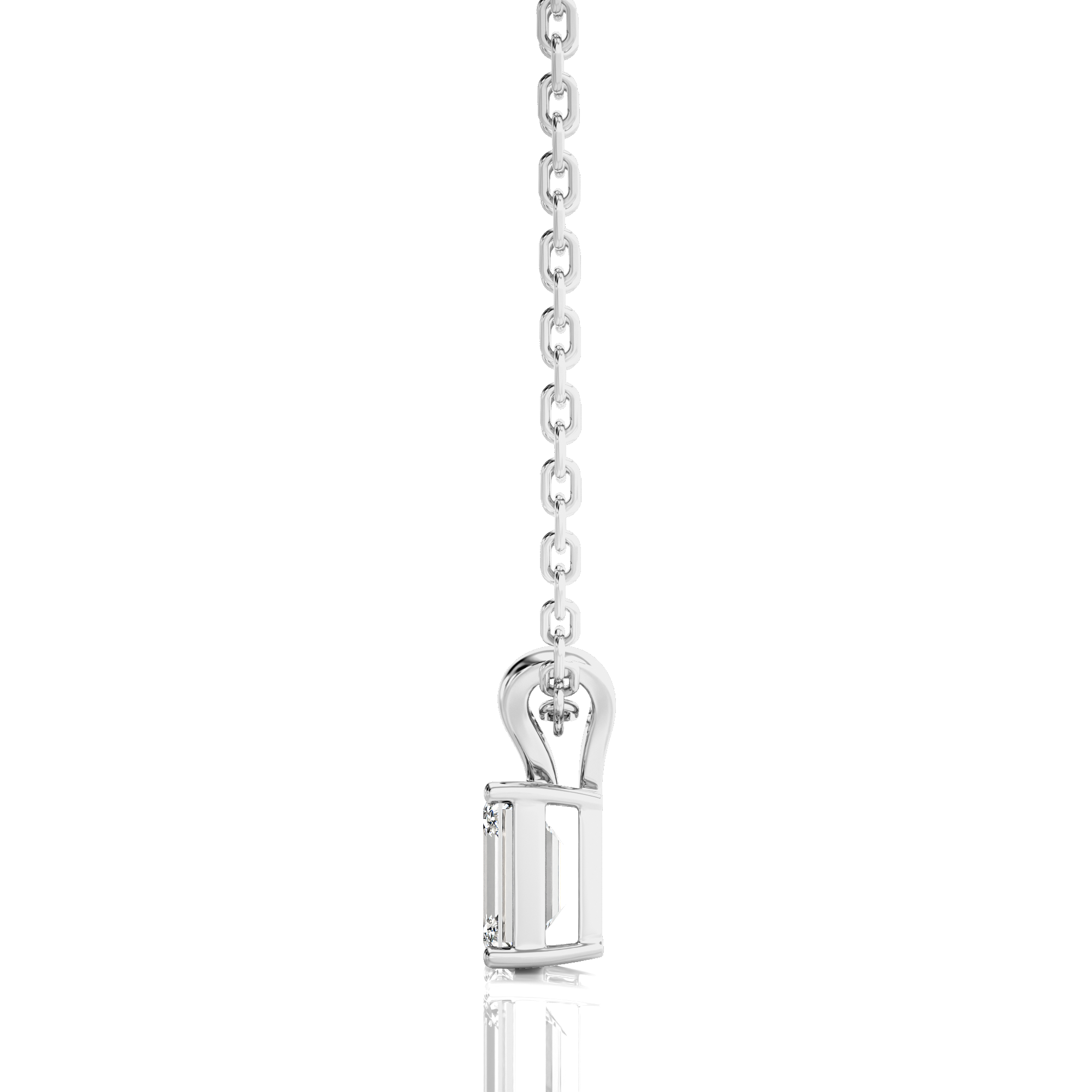 Shimmering Serenade Solitaire Pendant