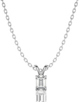 Shimmering Serenade Solitaire Pendant