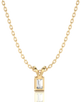 Shimmering Serenade Solitaire Pendant