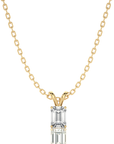 Shimmering Serenade Solitaire Pendant