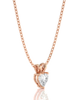 Shimmering Serenade Solitaire Pendant