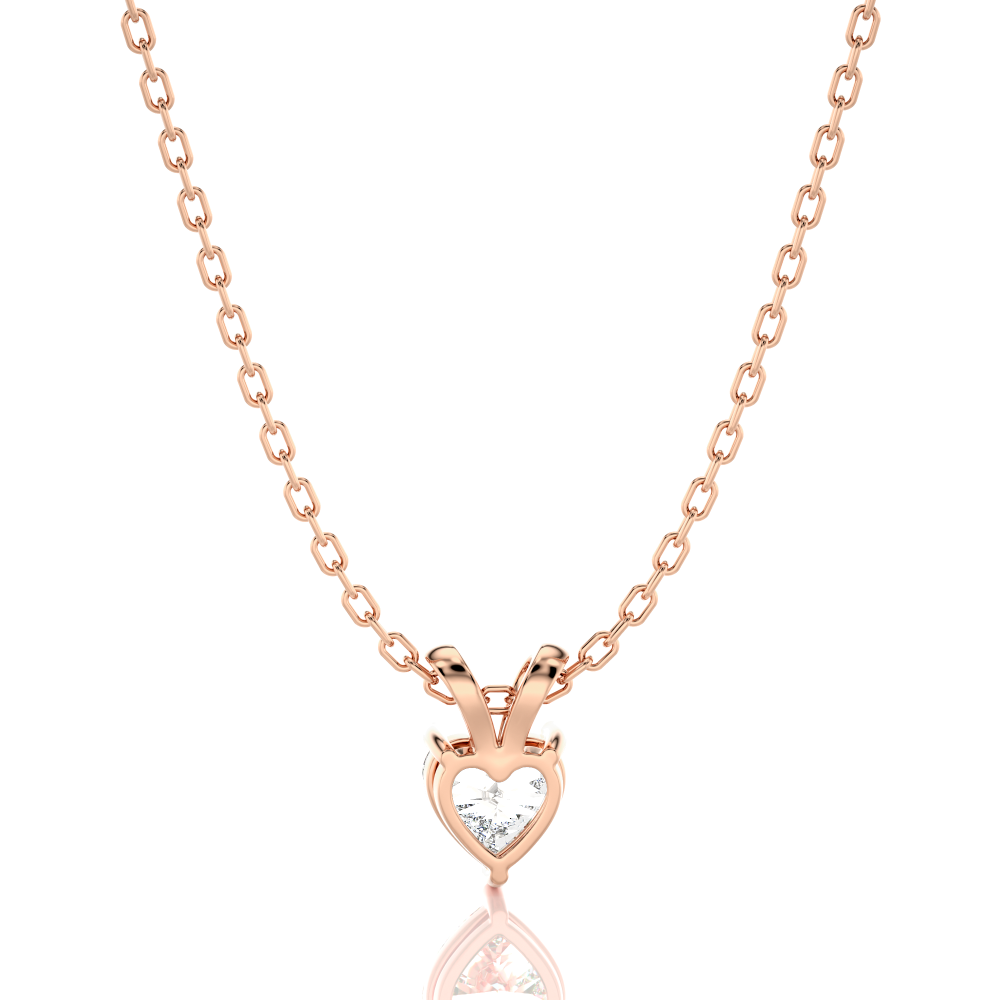 Shimmering Serenade Solitaire Pendant