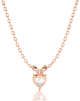 Shimmering Serenade Solitaire Pendant