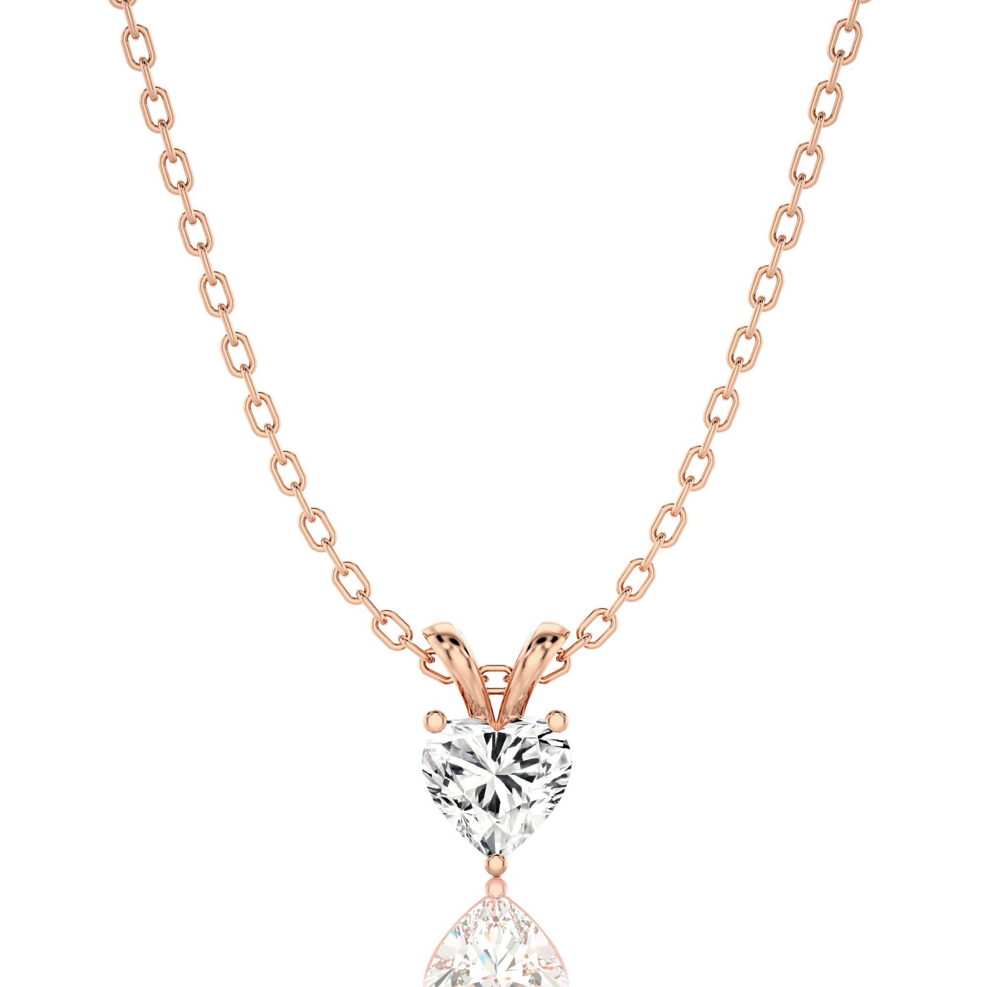 Shimmering Serenade Solitaire Pendant