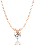 Shimmering Serenade Solitaire Pendant