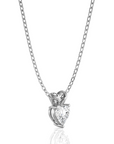 Shimmering Serenade Solitaire Pendant