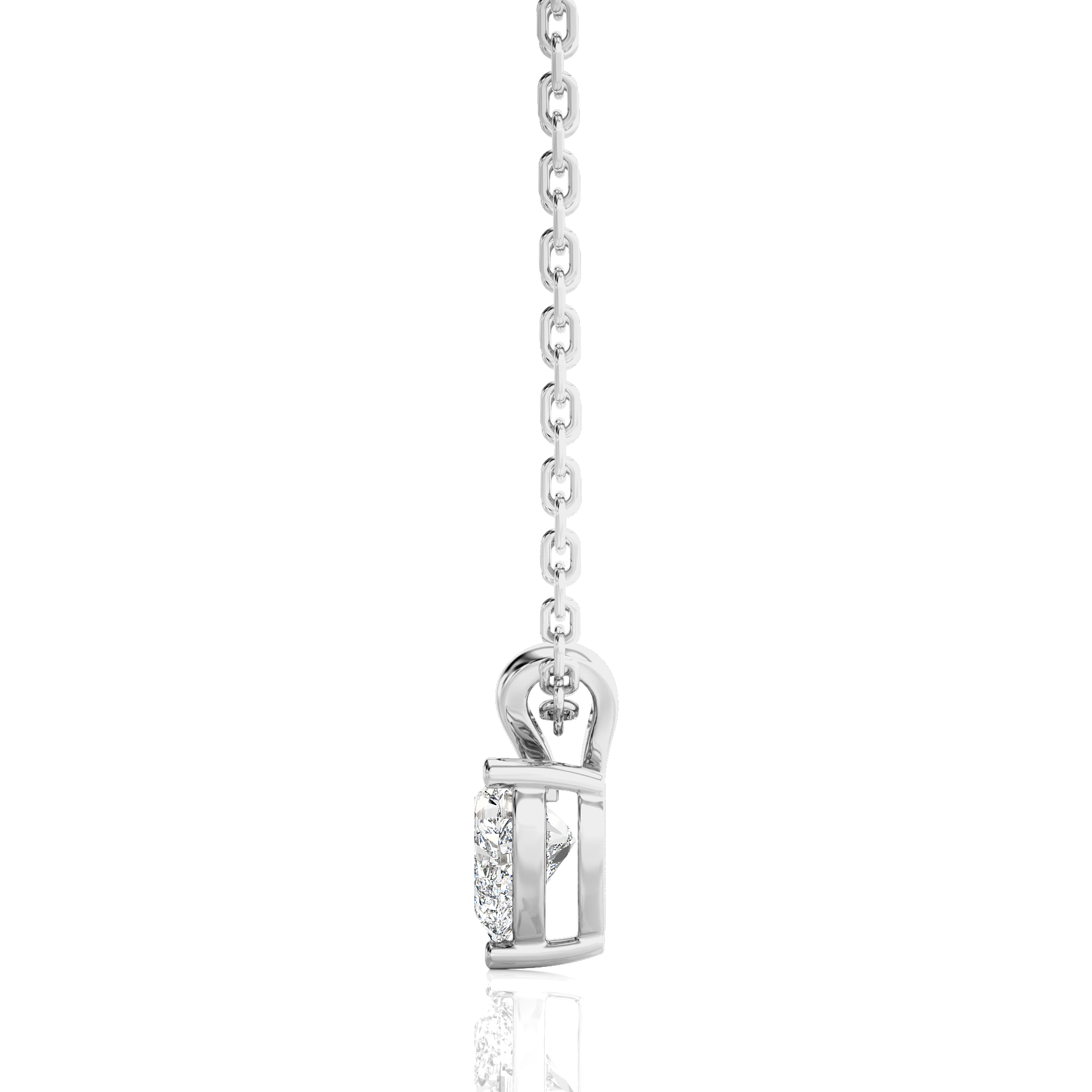 Shimmering Serenade Solitaire Pendant