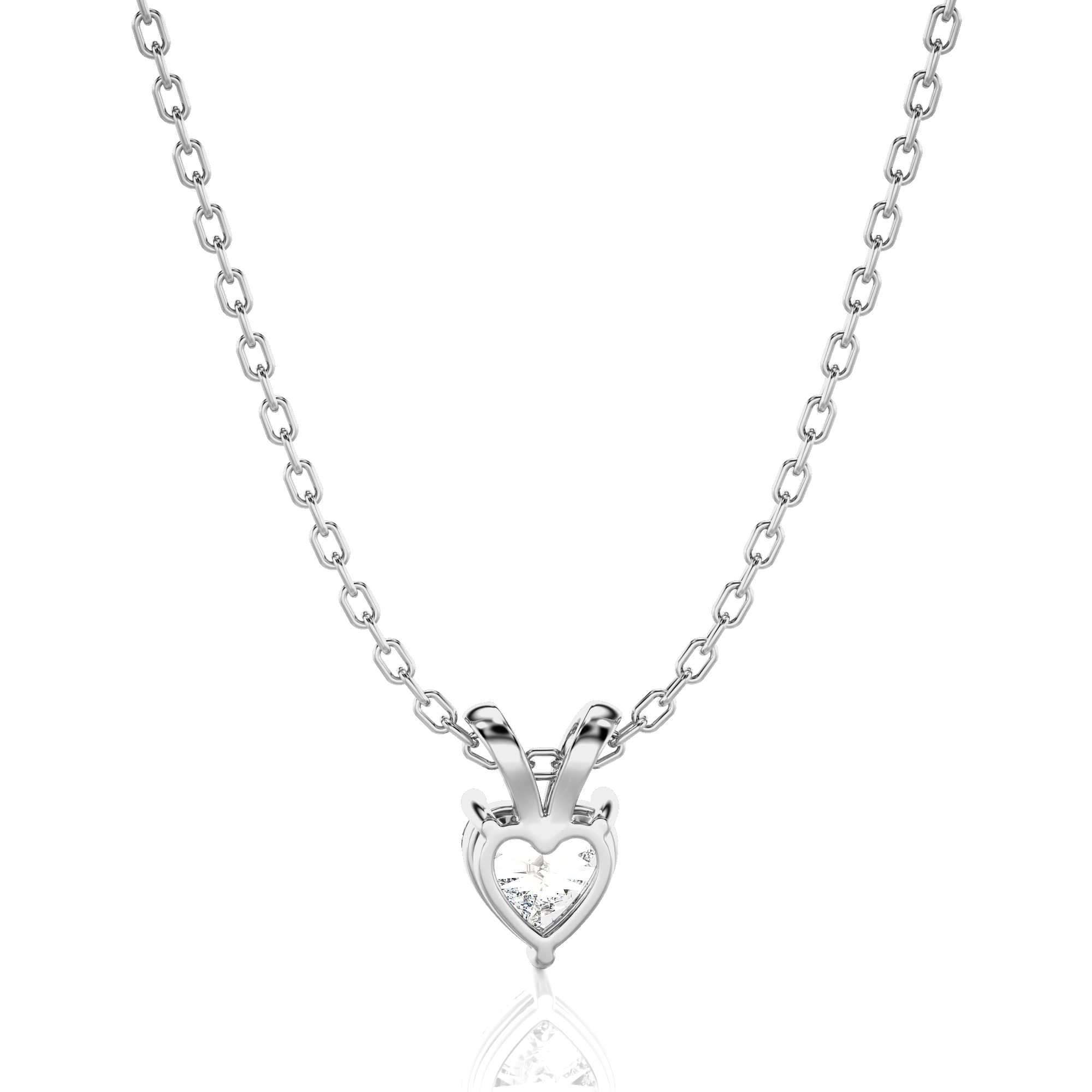 Shimmering Serenade Solitaire Pendant