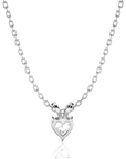 Shimmering Serenade Solitaire Pendant
