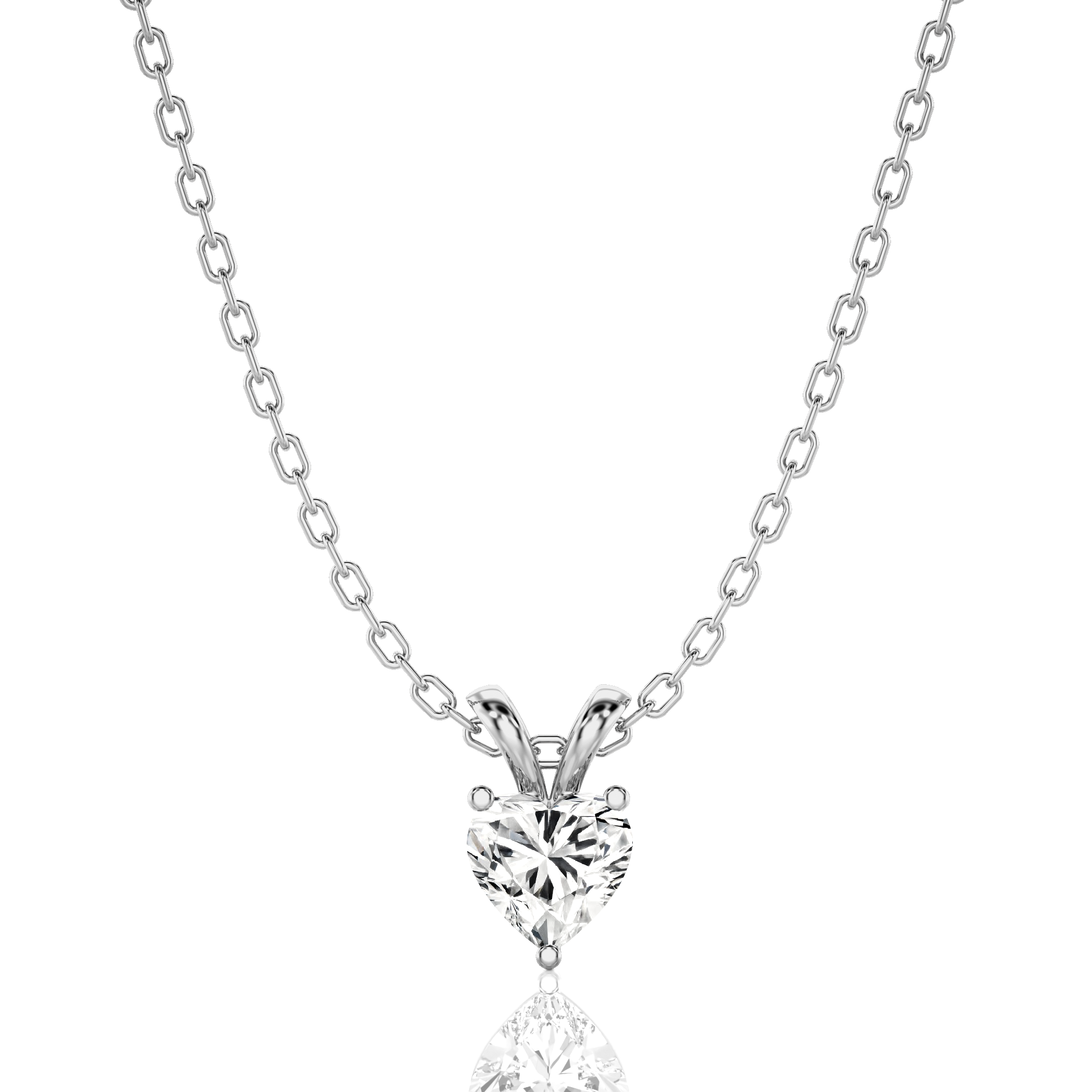 Shimmering Serenade Solitaire Pendant