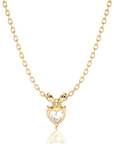 Shimmering Serenade Solitaire Pendant