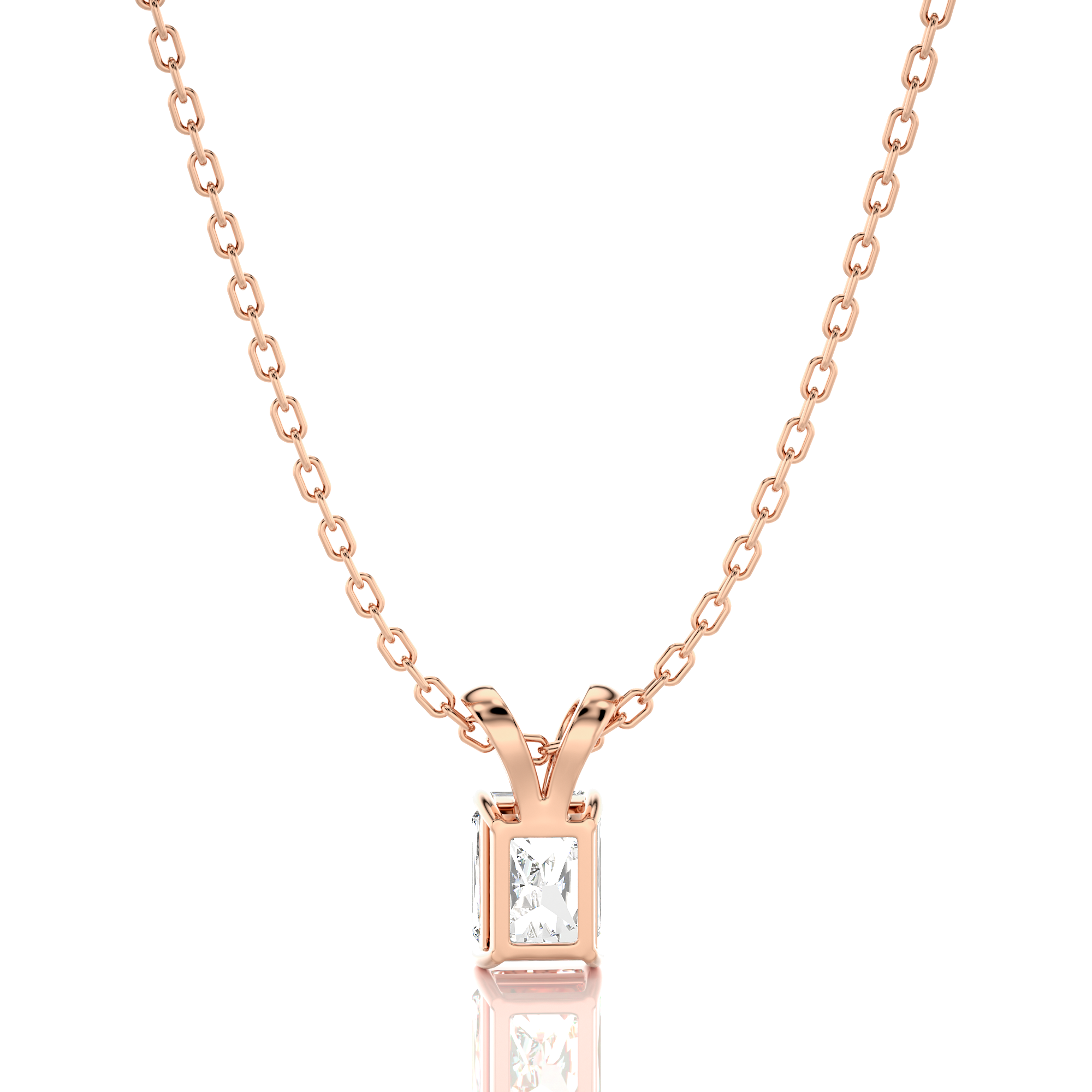 Shimmering Serenade Solitaire Pendant
