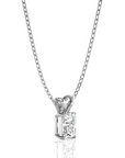 Shimmering Serenade Solitaire Pendant