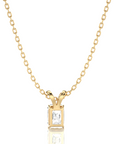 Shimmering Serenade Solitaire Pendant