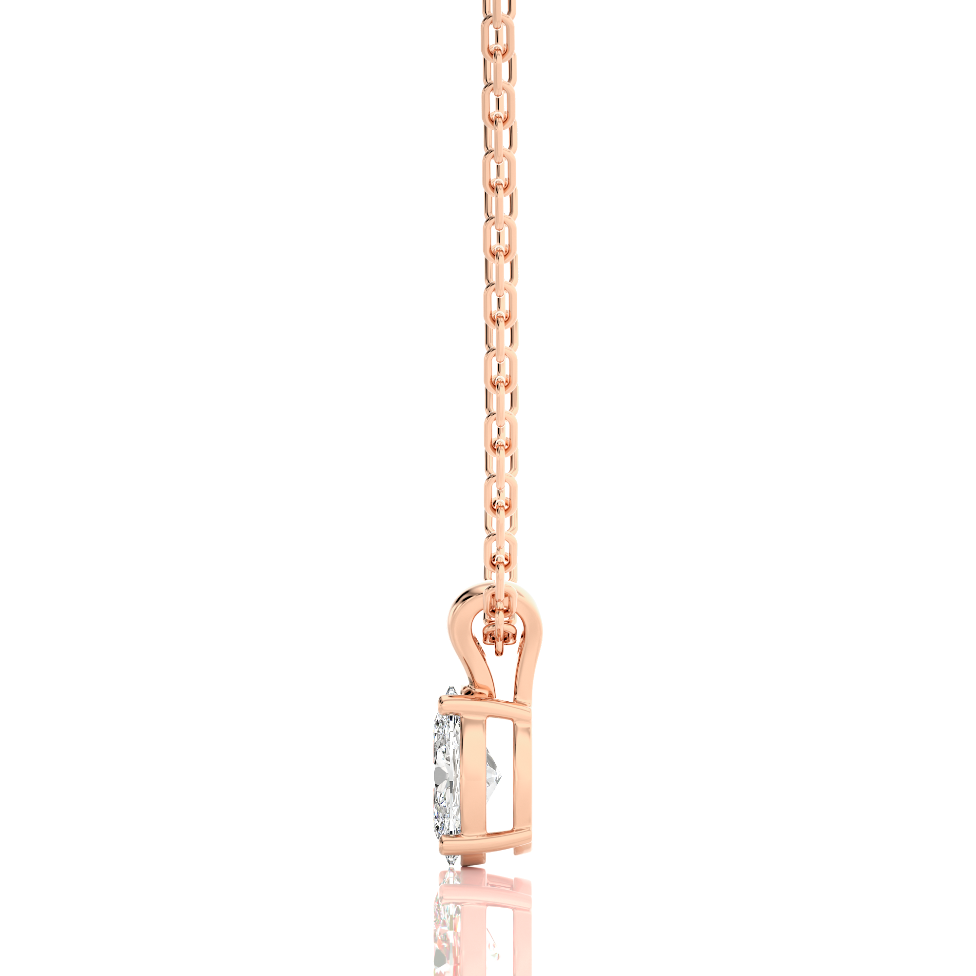 Shimmering Serenade Solitaire Pendant