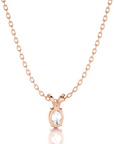 Shimmering Serenade Solitaire Pendant