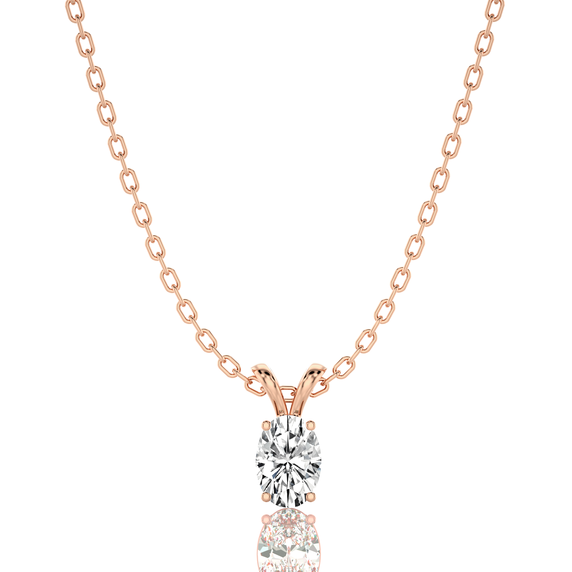 Shimmering Serenade Solitaire Pendant