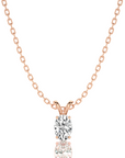 Shimmering Serenade Solitaire Pendant