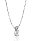 Shimmering Serenade Solitaire Pendant