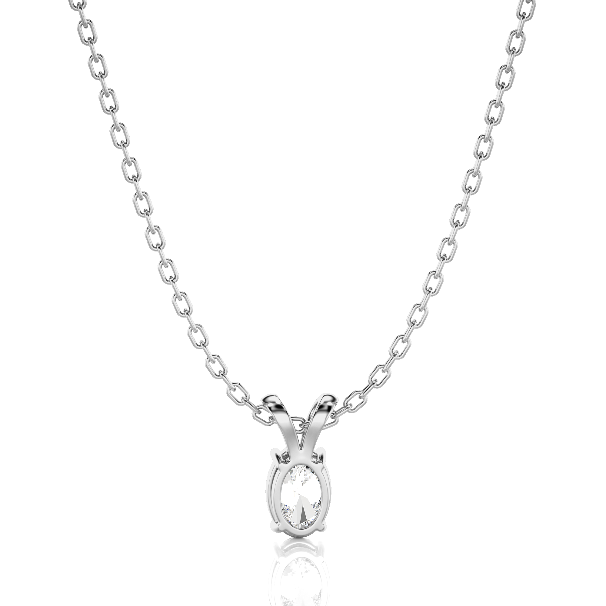 Shimmering Serenade Solitaire Pendant