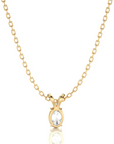 Shimmering Serenade Solitaire Pendant