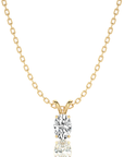 Shimmering Serenade Solitaire Pendant