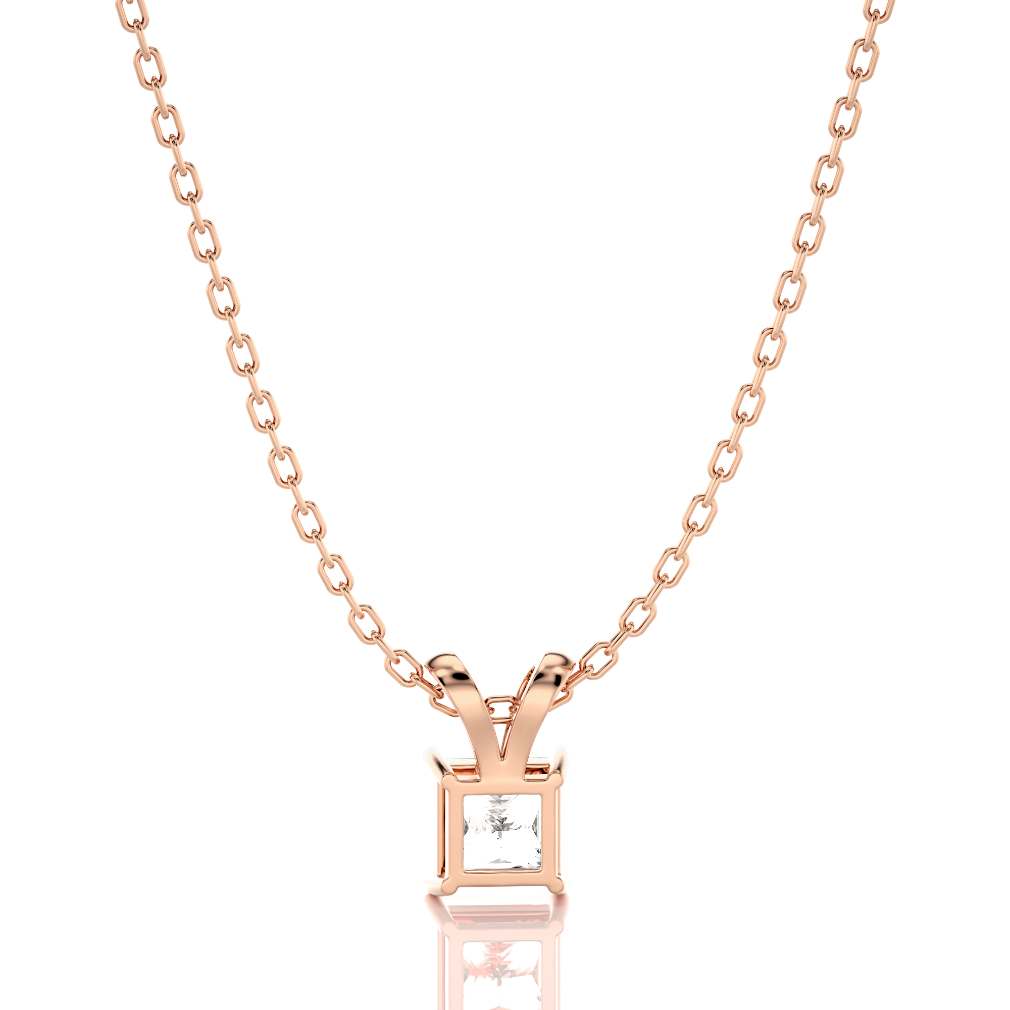 Shimmering Serenade Solitaire Pendant