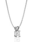 Shimmering Serenade Solitaire Pendant