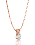 Shimmering Serenade Solitaire Pendant