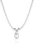Shimmering Serenade Solitaire Pendant