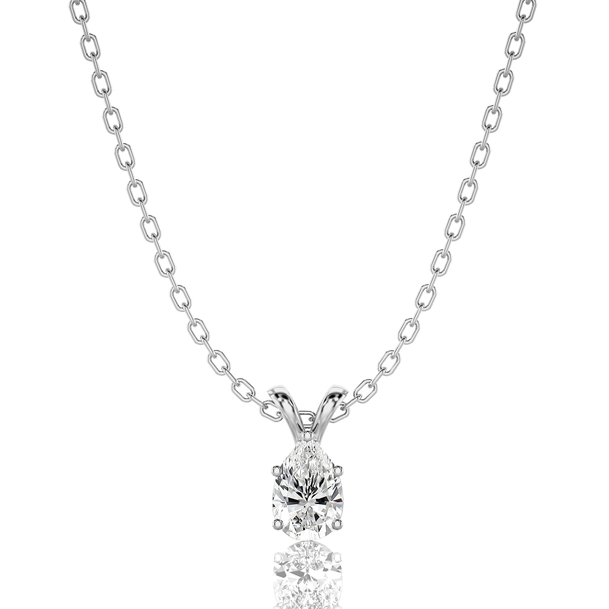 Shimmering Serenade Solitaire Pendant
