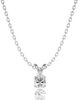 Shimmering Serenade Solitaire Pendant