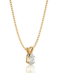 Shimmering Serenade Solitaire Pendant