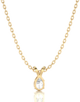 Shimmering Serenade Solitaire Pendant