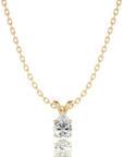Shimmering Serenade Solitaire Pendant