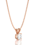 Shimmering Serenade Solitaire Pendant