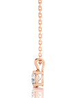 Shimmering Serenade Solitaire Pendant