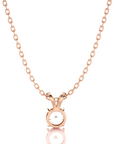 Shimmering Serenade Solitaire Pendant