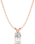 Shimmering Serenade Solitaire Pendant