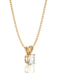 Shimmering Serenade Solitaire Pendant