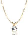 Shimmering Serenade Solitaire Pendant