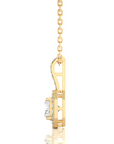 City Night Solitaire Halo Pendant