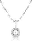 City Night Solitaire Halo Pendant