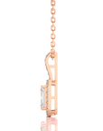 City Night Solitaire Halo Pendant
