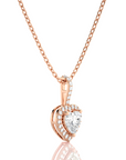 City Night Solitaire Halo Pendant